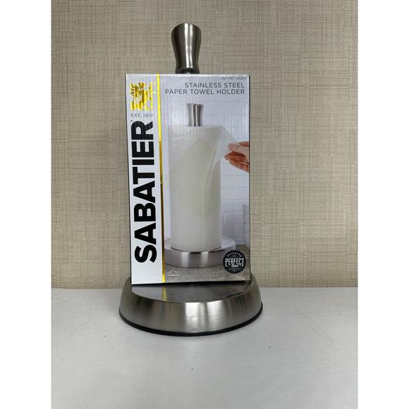 Sabatier Stainless Steel Paper Towel Holder - Picture 1 of 5